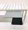 Italienischer Schreibtisch aus weißem Metall von Monica Armani 4