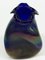 Vaso bohémien color cobalto iridescente, inizio XX secolo, Immagine 3