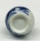 Jarrón chino antiguo pequeño de porcelana azul y blanca, Imagen 4