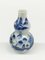 Small Antique Chinese Blue & White Double-Gourd Porcelain Vase 3