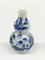 Small Antique Chinese Blue & White Double-Gourd Porcelain Vase, Image 3