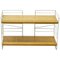 Mid-Century Swedish Sonja Standing Wire Bookshelf Unit, Image 1