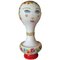 Tall Art Pottery Bust Wig Form Hat Stand by Raymor Eames 1