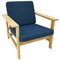 Oak Lounge Chair by Soren Holst for A / S Fredericia, Denmark, 1980s, Image 1