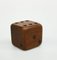 Swedish Modern Teak Dice Pen Holder from Sowe Konst, 1960s 2