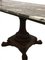 Mahogany Table with Marble Top 2