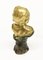 Busto francés pequeño de bronce dorado de Rene De Saint-Marceaux, 1897, Imagen 3