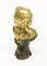 Small French Gilded Bronze Bust by Rene De Saint-Marceaux, 1897 3