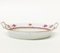 Chinese Bouquet Raspberry Porcelain Bread Basket from Herend Hungary 3