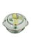 Sopera Bouquet Apponyi china pequeña de porcelana verde con asas de Herend, Imagen 2