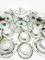Chinese Bouquet Apponyi Green Porcelain Tea Set for 12 Persons from Herend Hungary, Set of 40 4