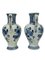 Dutch Delft Bottle Vases from Porceleyne Fles, 1893, Set of 2 3