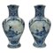 Dutch Delft Bottle Vases from Porceleyne Fles, 1893, Set of 2 1