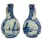 Porte-bouteilles en Delft de Porceleyne Fles, Pays-Bas, 1899-1903, Set de 2 1