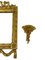 Miniatur Spiegel und Konsolen aus vergoldetem Holz, 6er Set 5