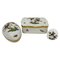 Rothschild Porcelain Boxes from Herend Hungary, Set of 3, Image 1