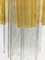 Lámpara de araña Tronchi con tubos de cristal de Murano de dos tonos de Toni Zucchini para Venini, Italia, Imagen 6