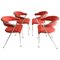 Chaises en Chrome de Lande, Pays-Bas, 1990s, Set de 4 1