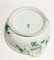 Sopera Bouquet Apponyi china de porcelana verde con asas de Herend, Imagen 7