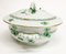 Chinese Bouquet Apponyi Green Porcelain Tureen with Handles from Herend 3