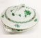 Chinese Bouquet Apponyi Green Porcelain Tureen with Handles from Herend 5