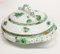 Sopera Bouquet Apponyi china de porcelana verde con asas de Herend, Imagen 5