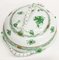 Chinese Bouquet Apponyi Green Porcelain Tureen with Handles from Herend 4