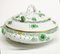 Chinese Bouquet Apponyi Green Porcelain Tureen with Handles from Herend, Image 3