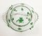 Chinese Bouquet Apponyi Green Porcelain Tureen with Handles from Herend, Image 2