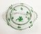 Sopera Bouquet Apponyi china de porcelana verde con asas de Herend, Imagen 2