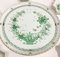 Indian Basket Green Porcelain Hors d'Oeuvres Set from Herend, Set of 7 5