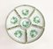 Indian Basket Green Porcelain Hors d'Oeuvres Set from Herend, Set of 7 2