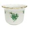 Macetero chino Bouquet Apponyi de porcelana verde de Herend, Imagen 1