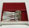 Dutch Biedermeier Style Silver Spoon Box with Mocca Spoons, Set of 11 3