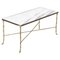 Brass Faux Bamboo Coffee Table 1
