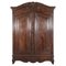 18th Century French Provincial Louis XV Walnut Armoire 1