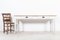 19th Century French Painted White Pine Console or Desk 10