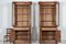 19th Century English Oak Bookcase Cabinets, Set of 2 4