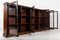 Large 19th Century English Glazed Mahogany Bookcase Cabinet, Image 4