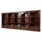 Large 19th Century English Glazed Mahogany Bookcase Cabinet 1