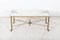 Mid-Century Brass Lion Paw & Marble Coffee Table 10