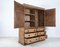 19th Century English Pine Linen Press or Housekeeper's Cupboard 4