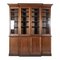 19th Century Glazed Mahogany Breakfront Bookcase 1