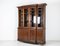 19th Century Glazed Mahogany Breakfront Bookcase 3