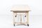 French Bleached Oak Table on Castors 8