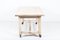 French Bleached Oak Table on Castors, Image 8