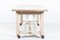 French Bleached Oak Table on Castors 6