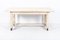 French Bleached Oak Table on Castors, Image 7