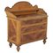 19th Century English Pine Grain Painted Galleried Chest 1