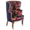 19th Century English Porter's Armchair in Liberty Fabric, Image 1